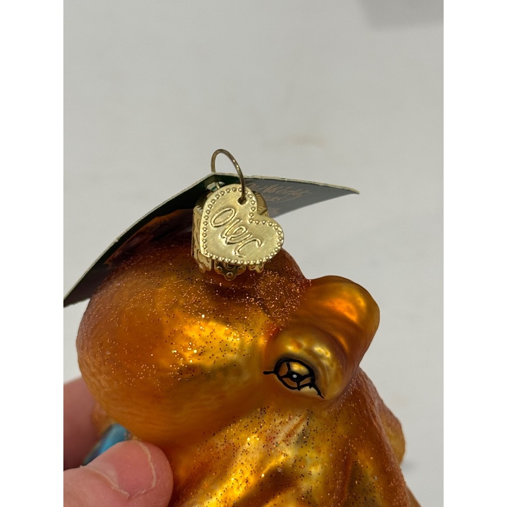 NEW Old World Christmas Octopus Beach Ornament Gold Glass Sea Life 12129 - Picture 5 of 6